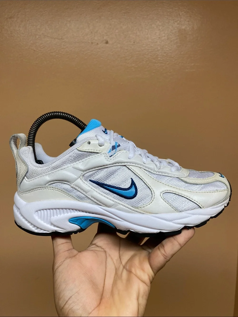 Rare 2009 Nike Xccelerator TR Women’s Running Sneakers Size 7 “White Cream Blue”